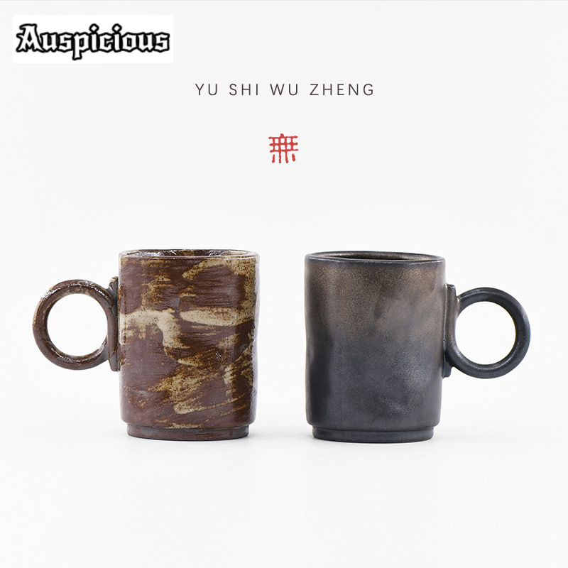 Handmade Ceramic Mug - Taza de gres wabi-sabi hecha a