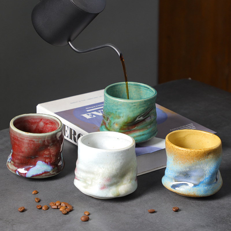 Tazas de café expreso de gres, - Handmade Ceramic Mug reseña y precio