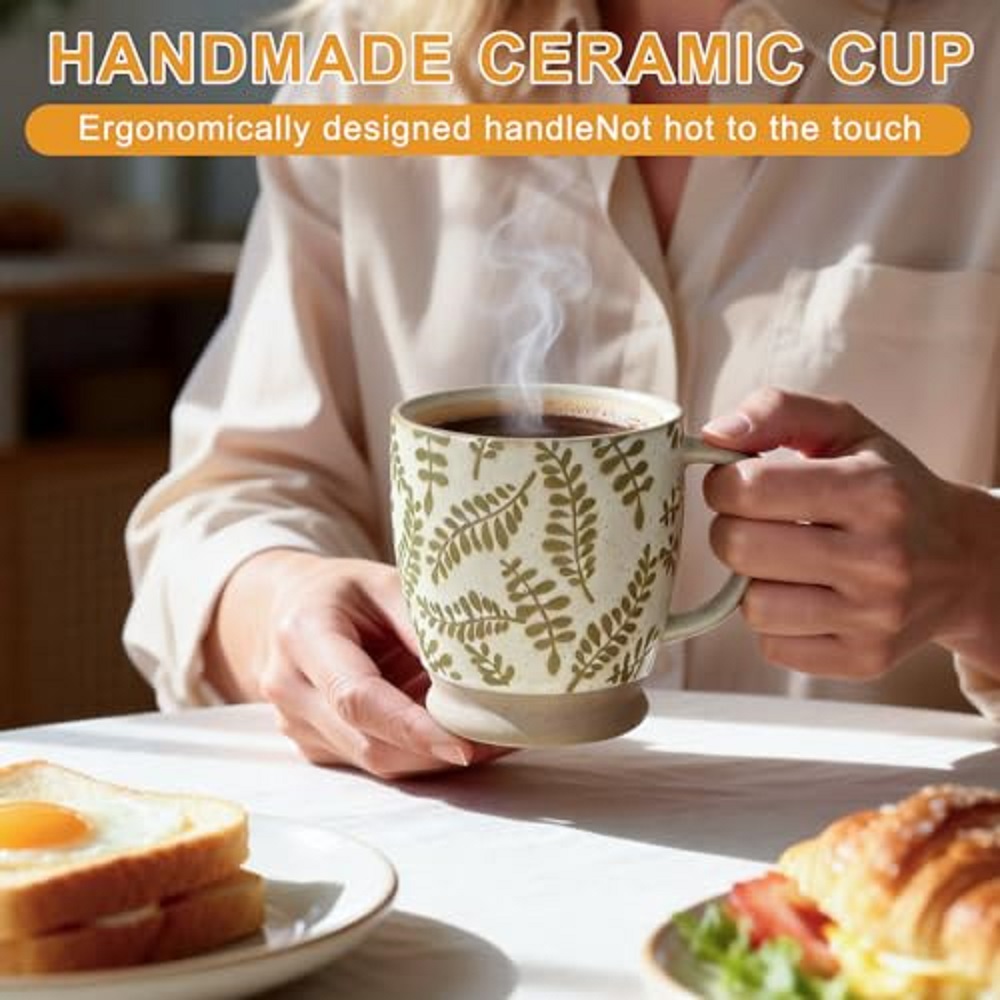 Taza de Café de 18 oz, Regalo  - Handmade Ceramic Mug reseña y precio