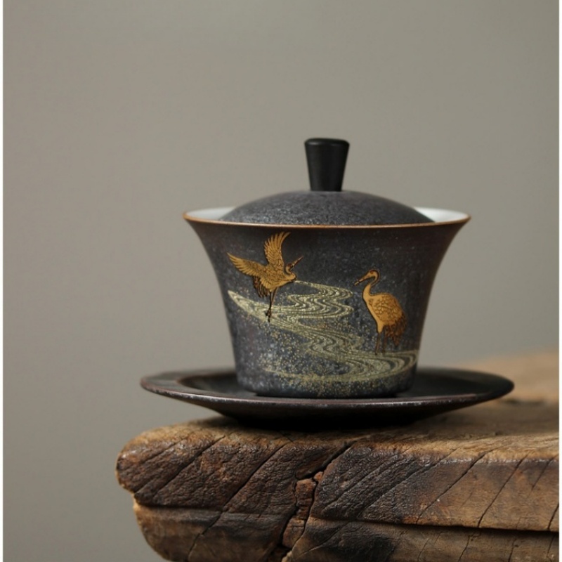 Grúa de cerámica Gaiwan, juego - Handmade Ceramic Mug reseña y precio