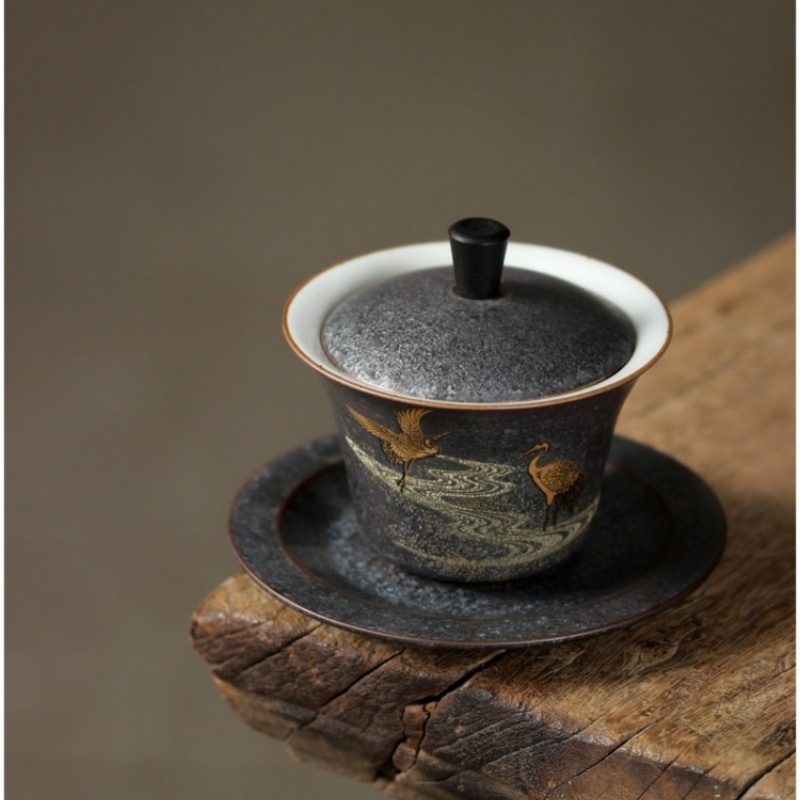 Grúa de cerámica Gaiwan, juego - Handmade Ceramic Mug reseña y precio