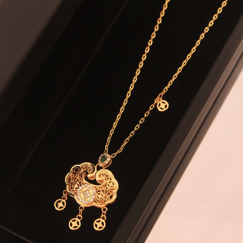 Collar con cerradura de larga  - Luxury Lifestyle Party reseña y precio