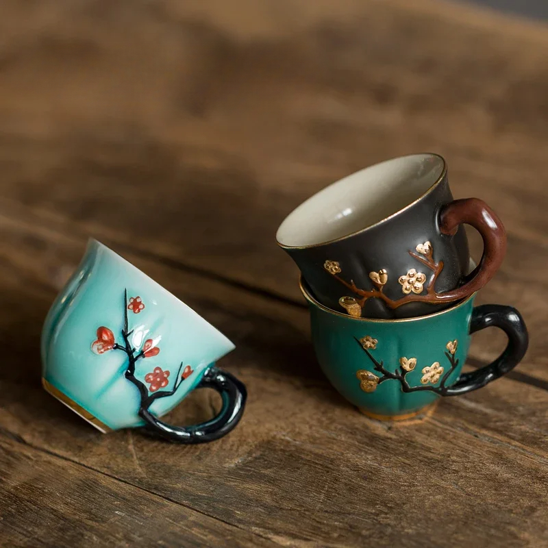 Taza de té de cerámica con dis - Handmade Ceramic Mug reseña y precio