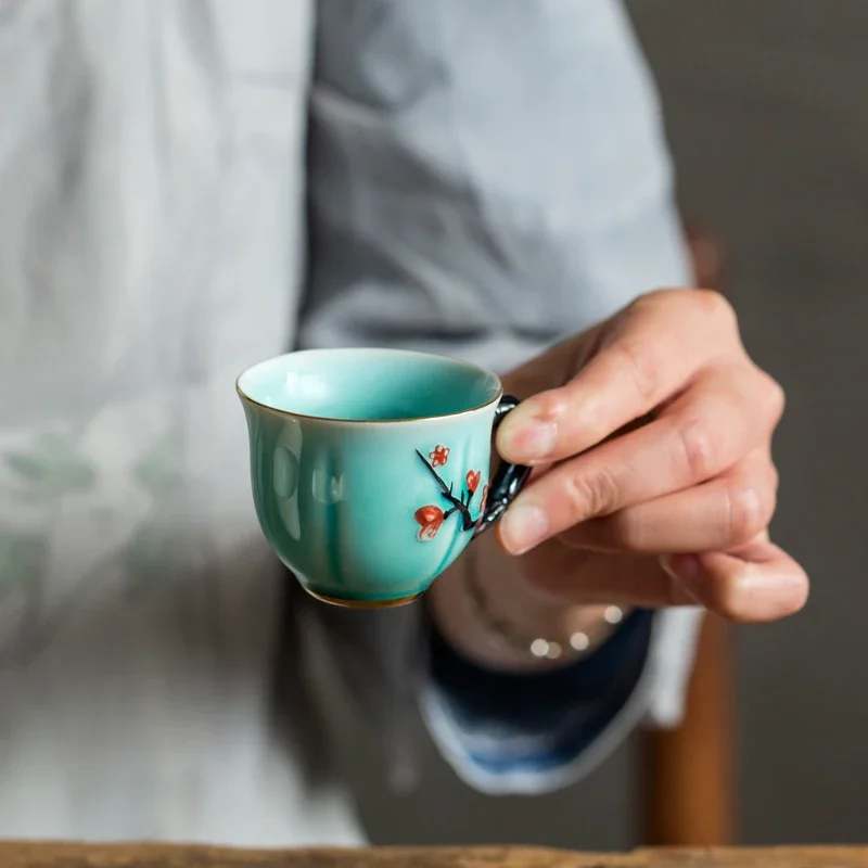 Taza de té de cerámica con dis - Handmade Ceramic Mug reseña y precio