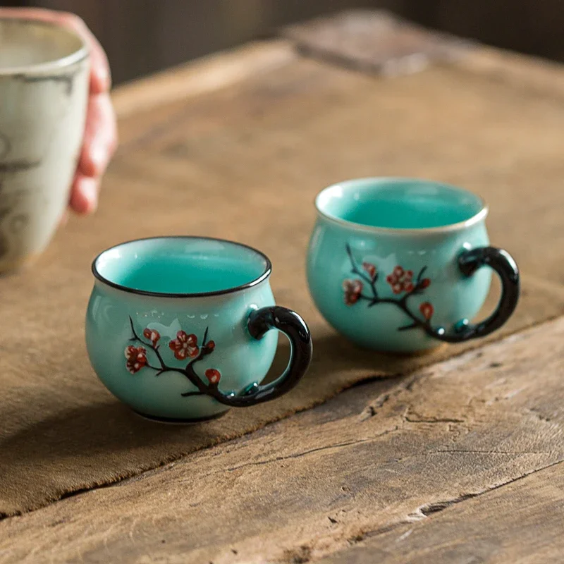 Taza de té de cerámica con dis - Handmade Ceramic Mug reseña y precio