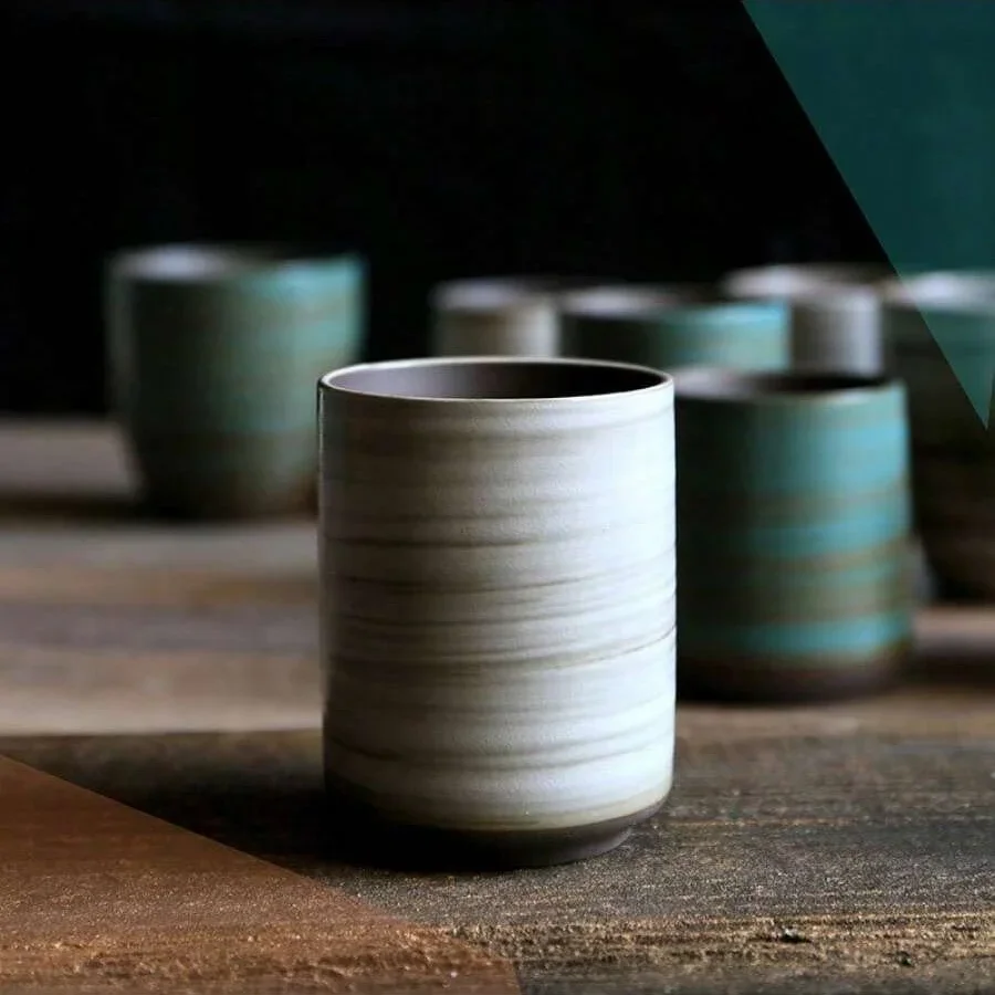 Taza de gres esmaltada craquel - Handmade Ceramic Mug reseña y precio